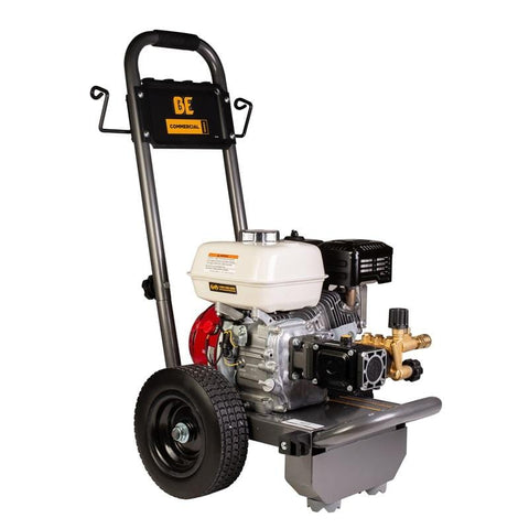 BE B3265HA 3,200 psi - 2.8 gpm gas pressure washer with Honda gx200 engine and AR triplex pump