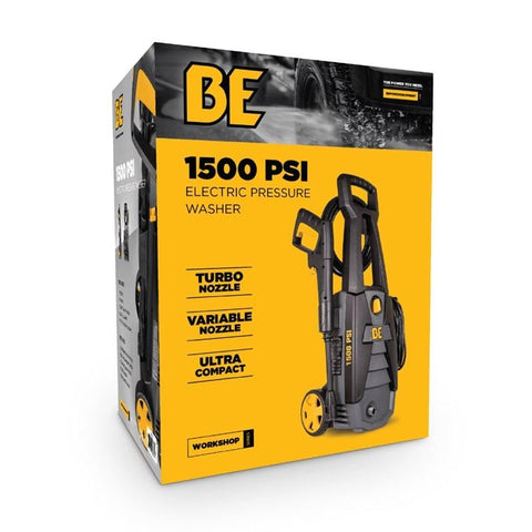 Image of BE P1415EN 1,500 PSI - 1.4 GPM Electric pressure washer with Powerease motor and AR axial pump