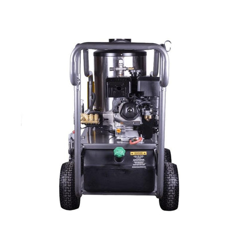 BE HW4015RA 4,000 psi - 4.0 gpm hot water pressure washer with Powerease 420 engine and AR triplex pump