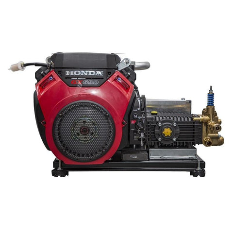 Image of BE 3,500 psi - 8.0 gpm gas pressure washer with Honda gx690 engine and general triplex pump B3524HTBG