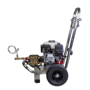 BE PE-2565HWSCOMSP 2,500 psi - 3.0 gpm gas pressure washer with Honda gx200 engine and comet triplex pump