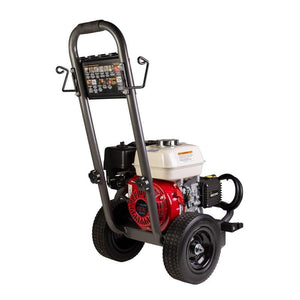 BE B2565HGS 2,500 psi - 3.0 gpm gas pressure washer with Honda gx200 engine and general triplex pump