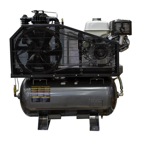 Image of BE AC1330HEB2 23 cfm @ 175 psi - 30 gallon air compressor with Honda gx390 engine