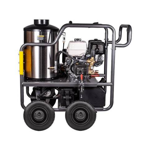 Image of BE HW4013HG 4,000 psi - BE 4.0 gpm hot water pressure washer with Honda gx390 engine and general triplex pump