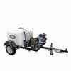 Simpson 3800 PSI at 3.5 GPM HONDA GX270 with CAT Triplex Plunger Pump Cold Water Professional Gas Pressure Washer Trailer 95001