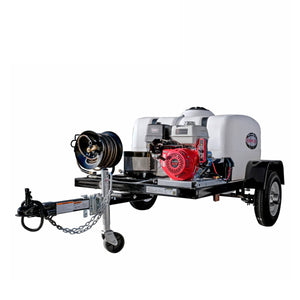 Simpson 4200 PSI at 4.0 GPM with HONDA GX390 CAT Triplex Plunger Pump Cold Water Professional Gas Pressure Washer Trailer 95003