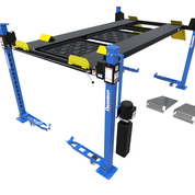 Dannmar D4-9 Package 9K Capacity 4-Post / Incl. Caster Kit, Drip Trays and Alu. Ramps 5175319