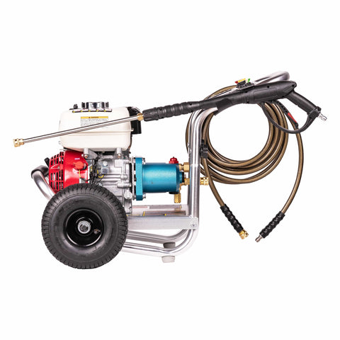 Image of Simpson ALH3228-S Aluminum ALH3228-S 3400 PSI at 2.5 GPM HONDA GX200 with CAT Triplex Plunger Pump Cold Water Professional Gas Pressure Washer 60735