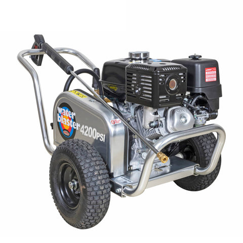 Image of Simpson ALWB60828 Aluminum Water Blaster ALWB60828 4200 PSI at 4.0 GPM HONDA GX390  Cold Water Belt Drive Gas Pressure Washer 60828