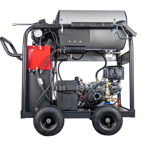 Image of Simpson BB65106 Big Brute BB65106 4000 PSI at 4.0 GPM HONDA GX390 Hot Water Belt Professional Gas Pressure Washer 65106