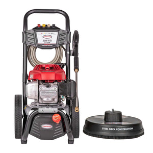 SIMPSON MS60805-S MegaShot MS60805-S 3000 PSI at 2.4 GPM HONDA GCV160 Cold Water Gas Pressure Washer with 15 in. Surface Scrubber 60808