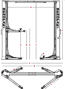 Bendpak | 2-Post Lift | XPR-10AXLS | 5175991