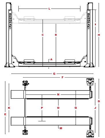 Image of Bendpak | 4-Post Lift | HDSO14P | 5175152