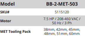 Image of BendPak | Tubing Bender | BB-2-MET-503 | 5115120