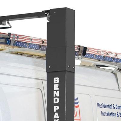 Image of Bendpak XPR-10S-168 10K Cap. / Clearfloor / Adjustable Width / Screw Pads / 168" O.A. Height 5175399