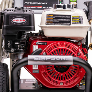 SIMPSON PS6099 PowerShot PS60995 3600 PSI at 2.5 GPM HONDA GX200 Cold Water Gas Pressure Washer 60996