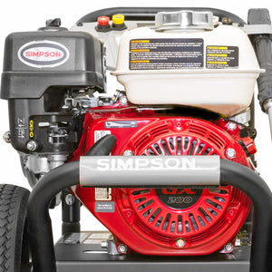 SIMPSON PS61002 PowerShot PS61002 3500 PSI at 2.5 GPM HONDA GX200 Cold Water Gas Pressure Washer 61014