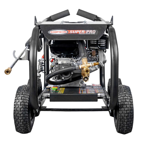 Image of Simpson SW3625HADS Super Pro Roll-Cage SW3625HADS 3600 PSI at 2.5 GPM HONDA GX200 Cold Water Gas Pressure Washer 65200