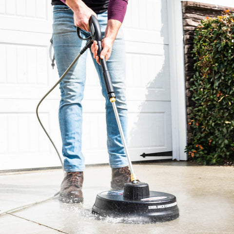 Image of SIMPSON MS60805-S MegaShot MS60805-S 3000 PSI at 2.4 GPM HONDA GCV160 Cold Water Gas Pressure Washer with 15 in. Surface Scrubber 60808