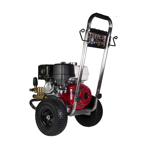 Image of BE PE-4013HWPSCAT 4,000 psi - 4.0 gpm gas pressure washer with Honda gx390 engine and cat triplex pump