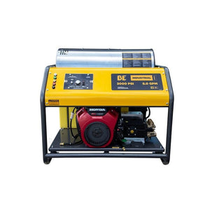 BE HW3024HG12V Industrial Series 3,000 PSI 8 GPM 690cc Honda GX690 Engine Gas Skid Mount Hot Water Pressure Washer