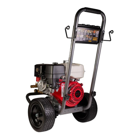 Image of BE B389HC 3,800 psi - 3.5 gpm gas pressure washer with Honda gx200 engine and comet triplex pump
